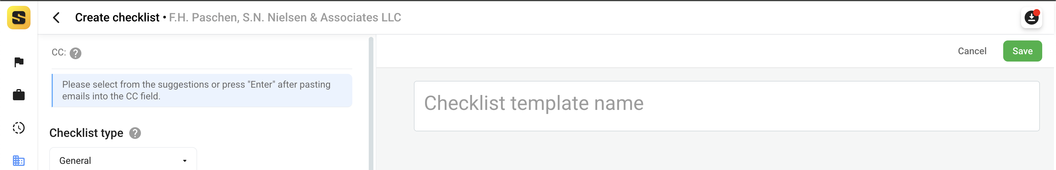 Checklist Name)