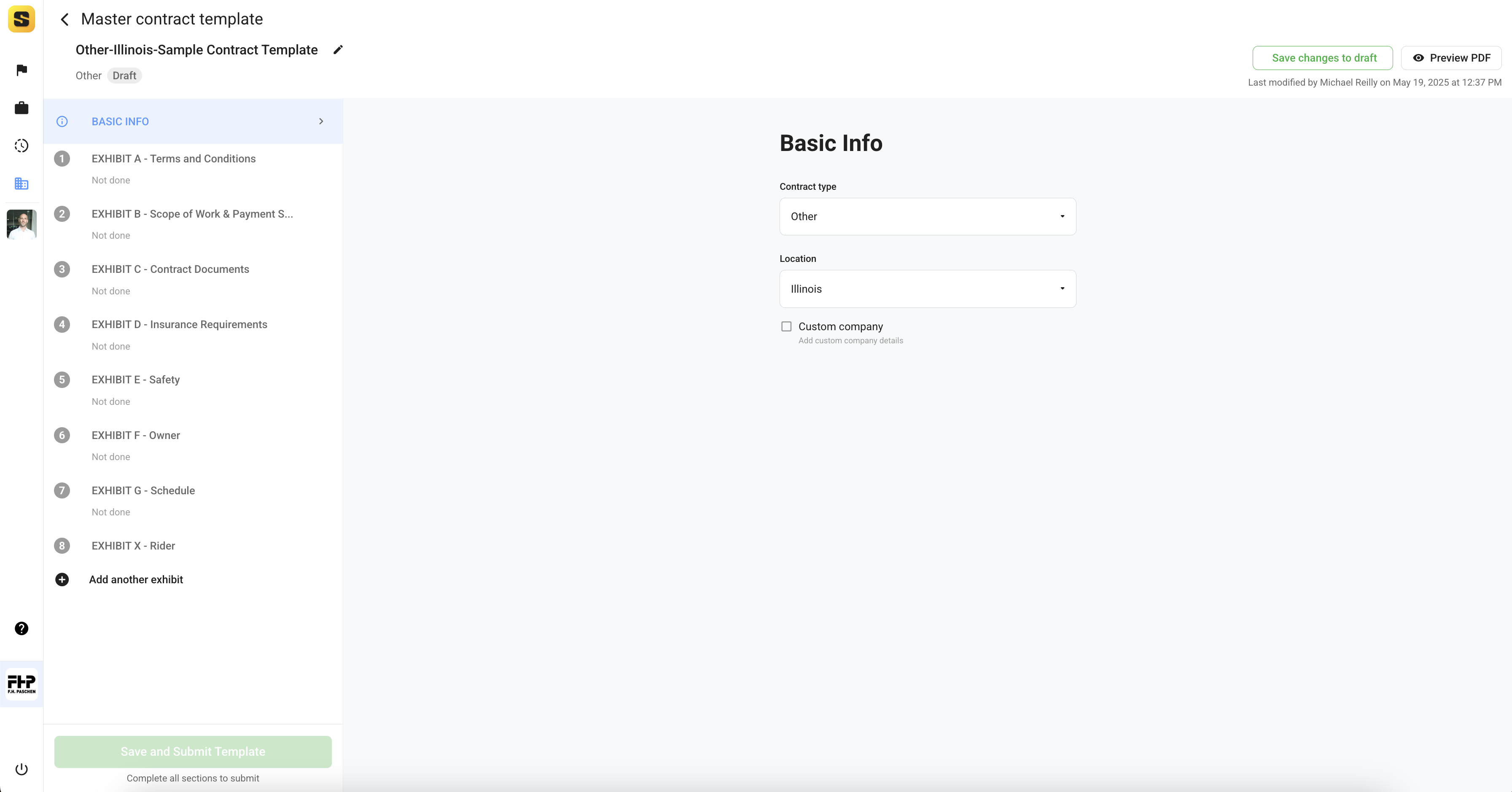 Contract Template Basic)
