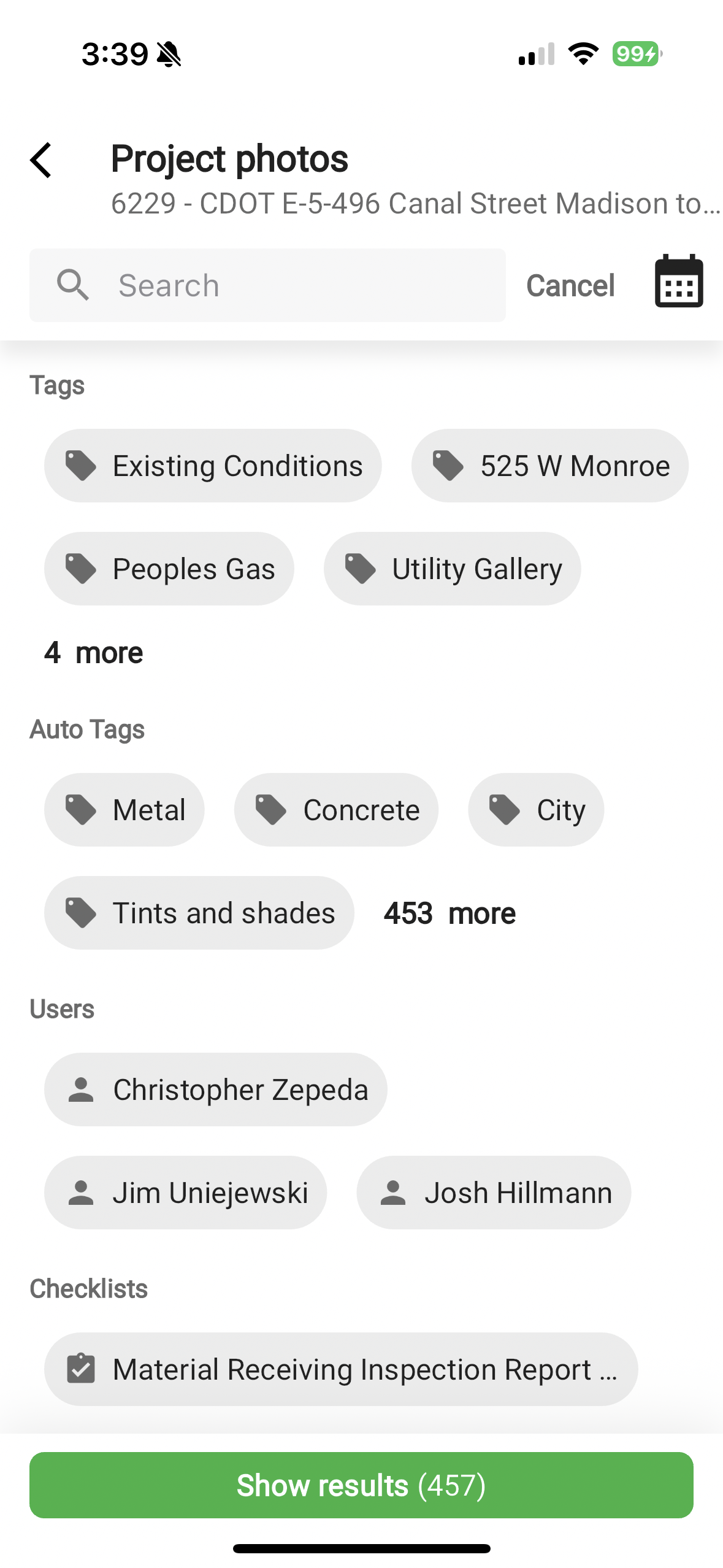 Mobile Filtering and Tagging