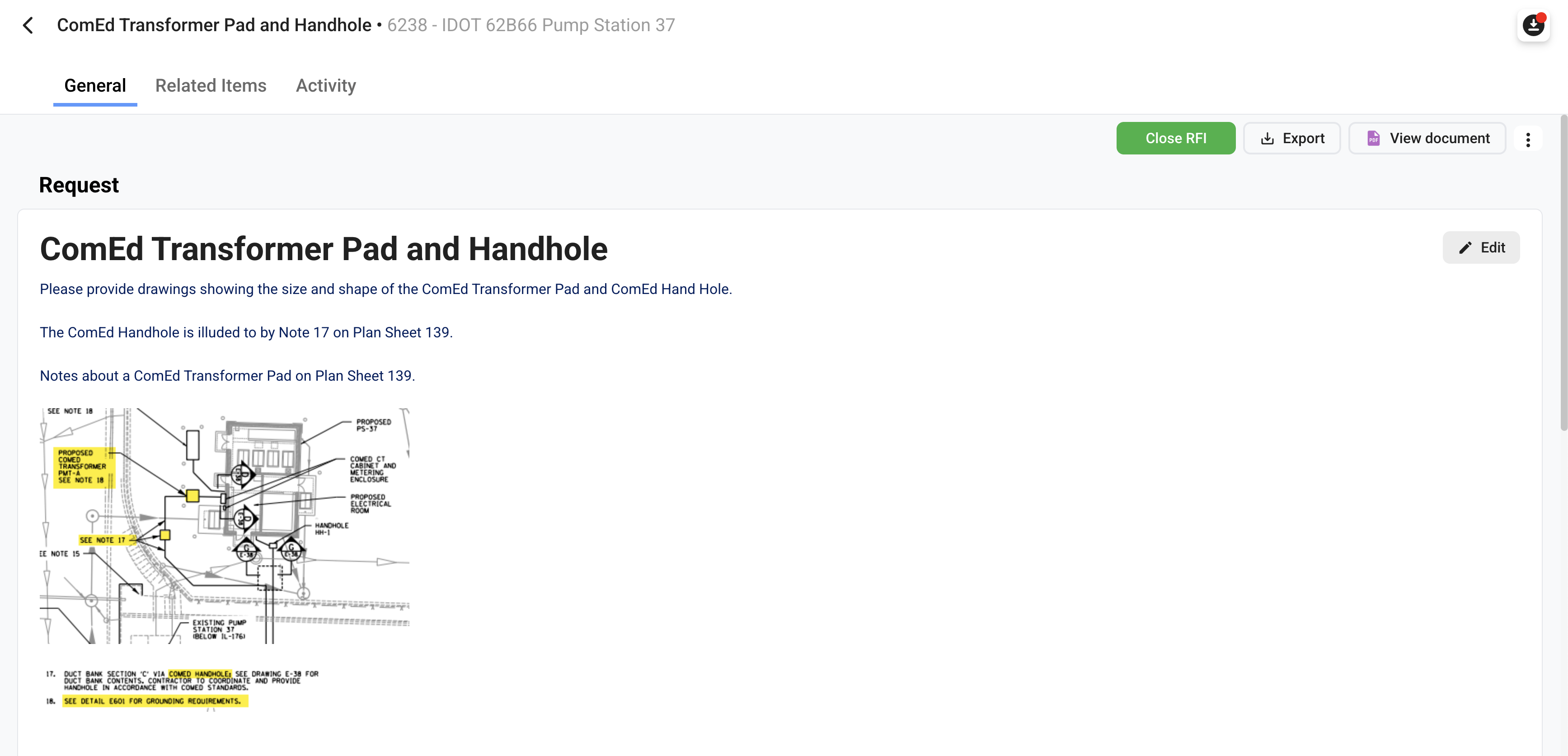 RFI Example 1